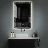 LED Spiegel Vertikal | Touch-Schalter | Anti-Beschlag-Funktion | Neutralweißes Licht - Reyze Seria Official Model 8